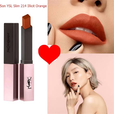 ysl 214 illicit orange